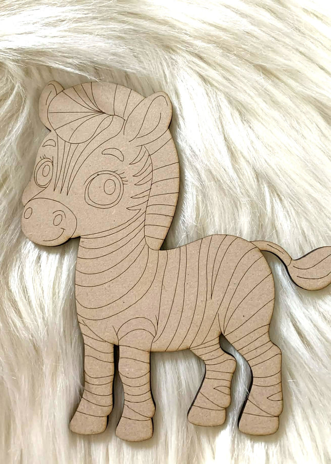 Paint Your Own African Animals – Laser-Engraved & Perfect for Kids!