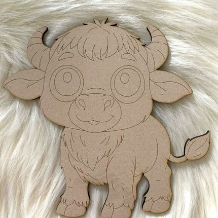 Buffalo - Paint Your Own MDF Animals