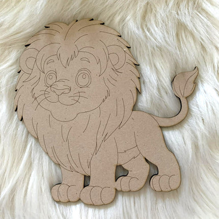 Lion - Paint Your Own MDF Animals