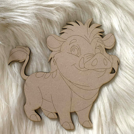 Warthog - Paint Your Own MDF Animal