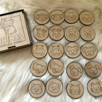 Memory Card Game - Animals