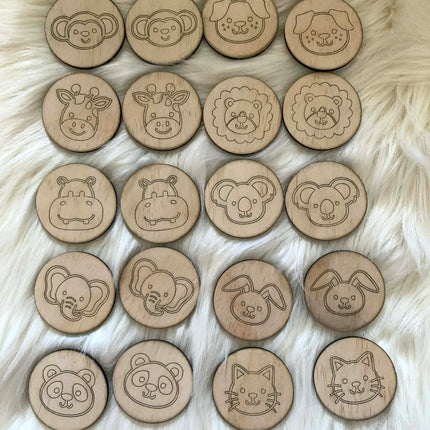 Memory Card Game - Animals