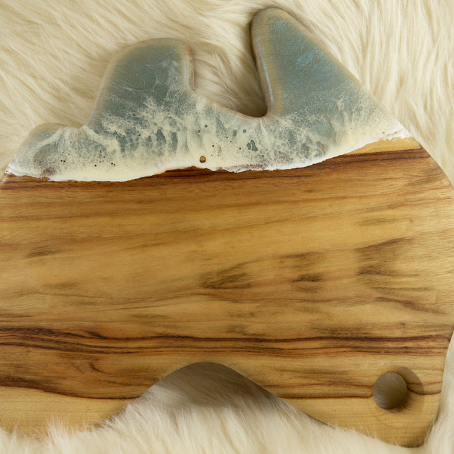 Australia Shaped Cheeseboard - Camphor Laurel Wood