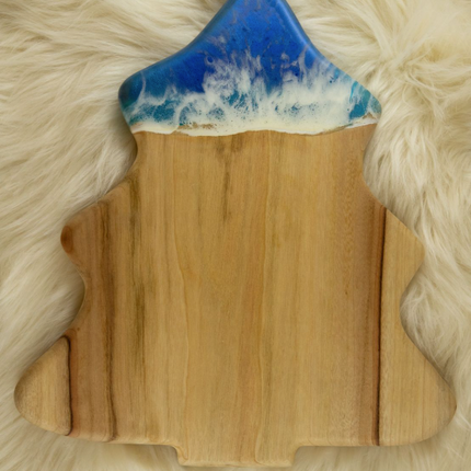 Christmas Tree Cheese Board - Camphor Laurel Wood