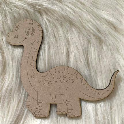 Brontosaurus - Paint Your Own MDF Animal