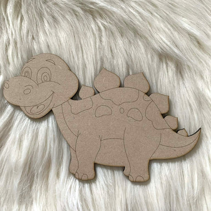 Stegosaurus: 01- Paint Your Own MDF Animal