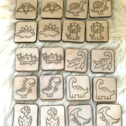 Memory Card Game - Dinosaurs