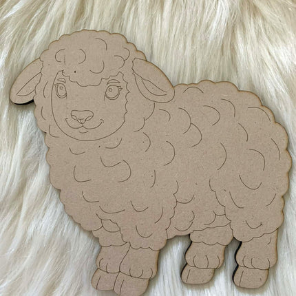 Sheep - Paint Your Own MDF Animal