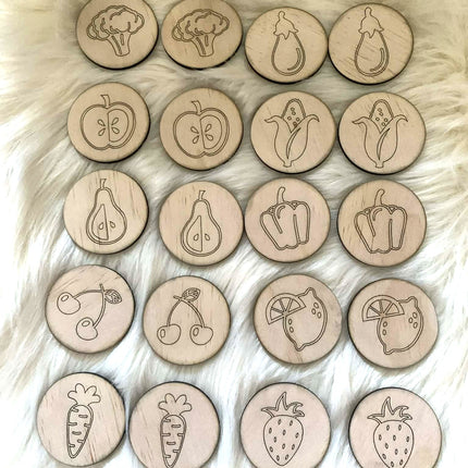 Memory Card Gane - Fruits and Vegetables