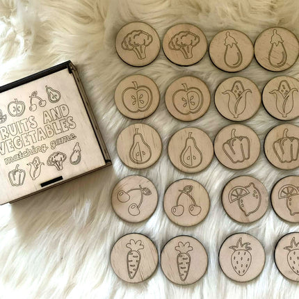 Memory Card Gane - Fruits and Vegetables