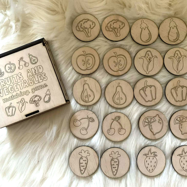 Memory Card Gane - Fruits and Vegetables