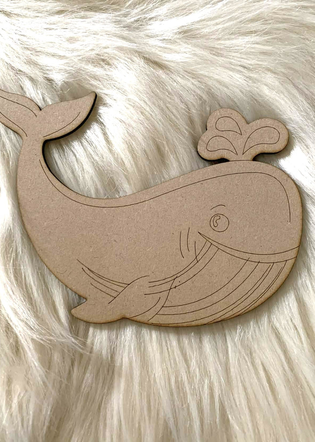 Paint Your Own Ocean Animals Kit –  Laser-Engraved & Perfect for Kids!