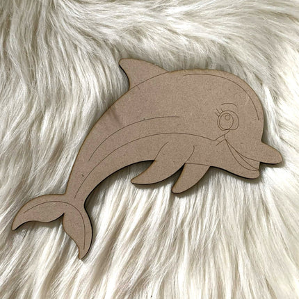Dolphin - Paint Your Own MDF Animal