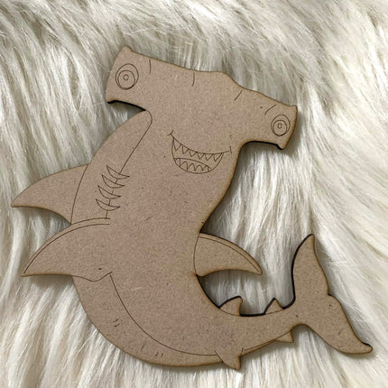 Hammerhead Shark - Paint Your Own MDF Animal