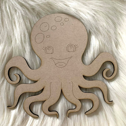 Octopus - Paint Your Own MDF Animal