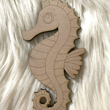 Seahorse - Paint Your Own MDF Animal