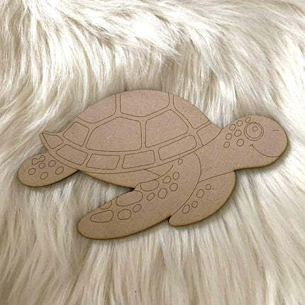 Turtle - Paint Your Own MDF Animal