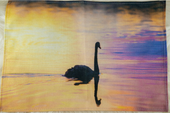 Placemats - Swan at Sunset