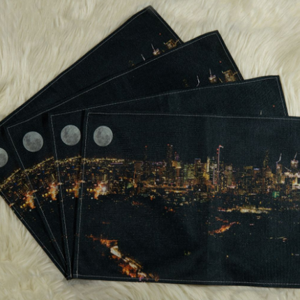 Placemats - Brisbane City at Night