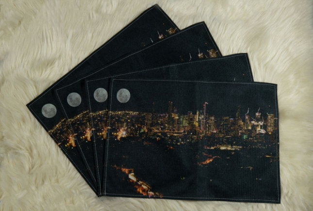 Placemats - Brisbane City at Night
