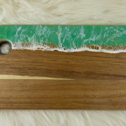 Small Cheese Board with Knife Set - Acacia Wood