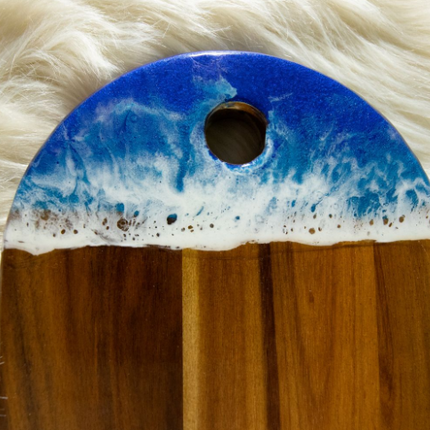 Medium Cheeseboard with Rounded Edges - Acacia Wood