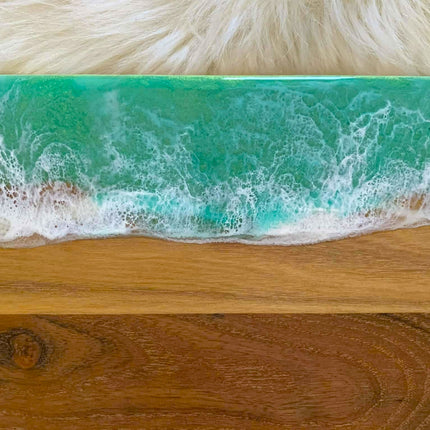 Small Cheeseboard with Knife Set - Teak Wood