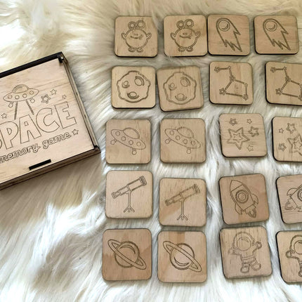 Memory Card Game - Space