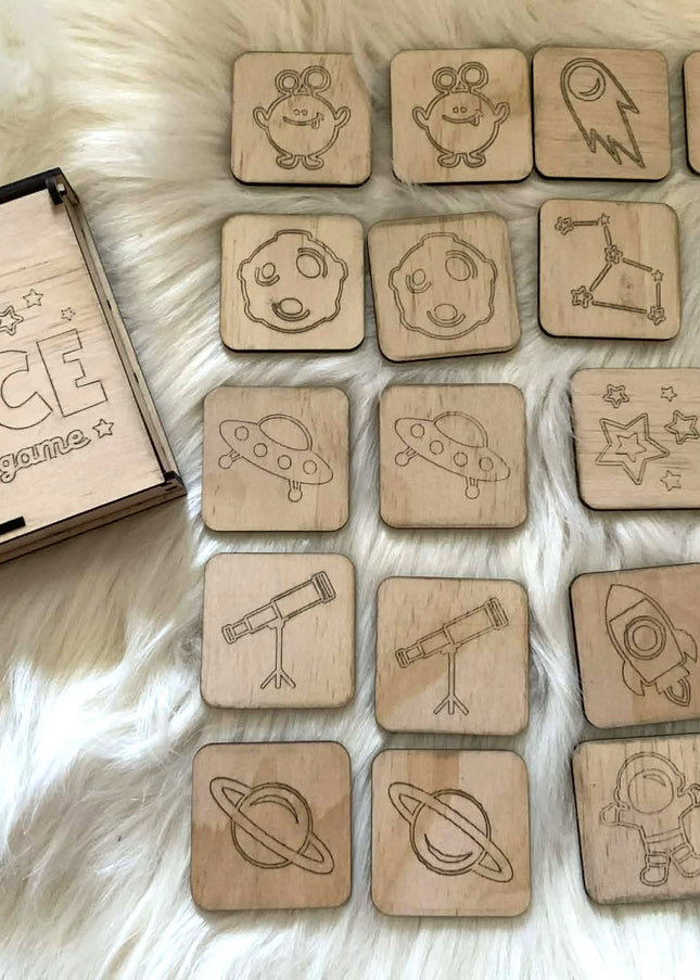 Memory Card Game - Space