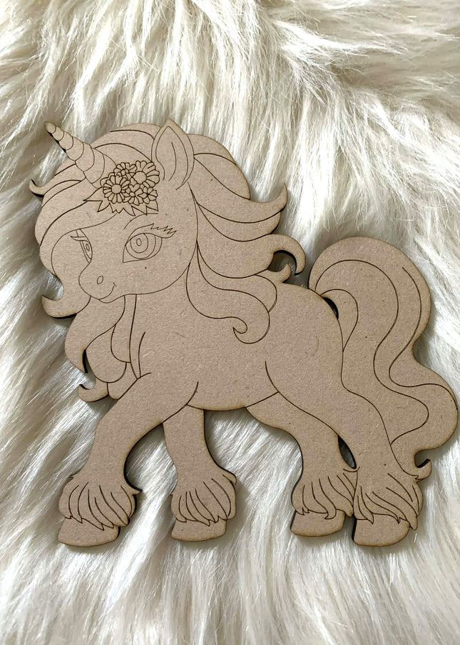 Paint Your Own Unicorns – Laser-Engraved & Perfect for Kids!