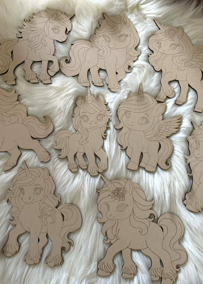 Paint Your Own Unicorns – Laser-Engraved & Perfect for Kids!